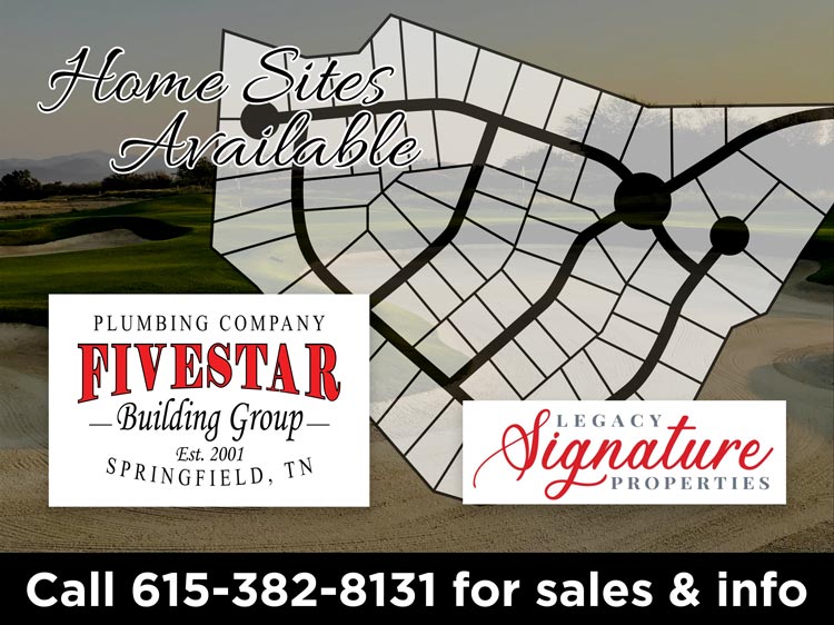 Legacy Golf Course - Residential Homes for Sale- Fivestar Building Group